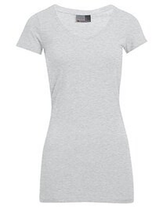 Women`s Slim Fit V-Neck-T Long