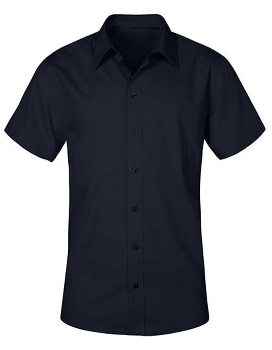 Men`s Poplin Shirt Short Sleeve