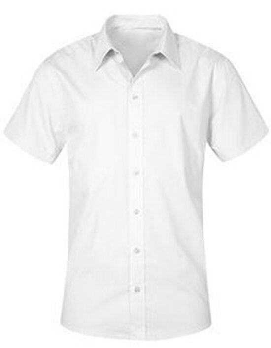Men`s Poplin Shirt Short Sleeve