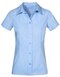 Women`s Poplin Shirt Short Sleeve