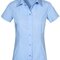 Women`s Poplin Shirt Short Sleeve