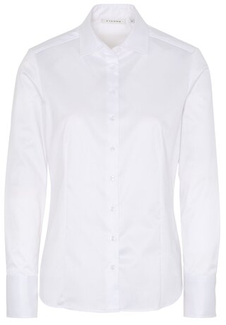 Eterna Bluse Cover Shirt Twill - Tailliert - Ohne Brusttasche