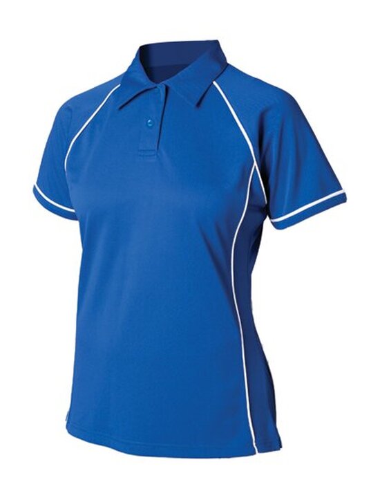 Ladies` Piped Performance Polo