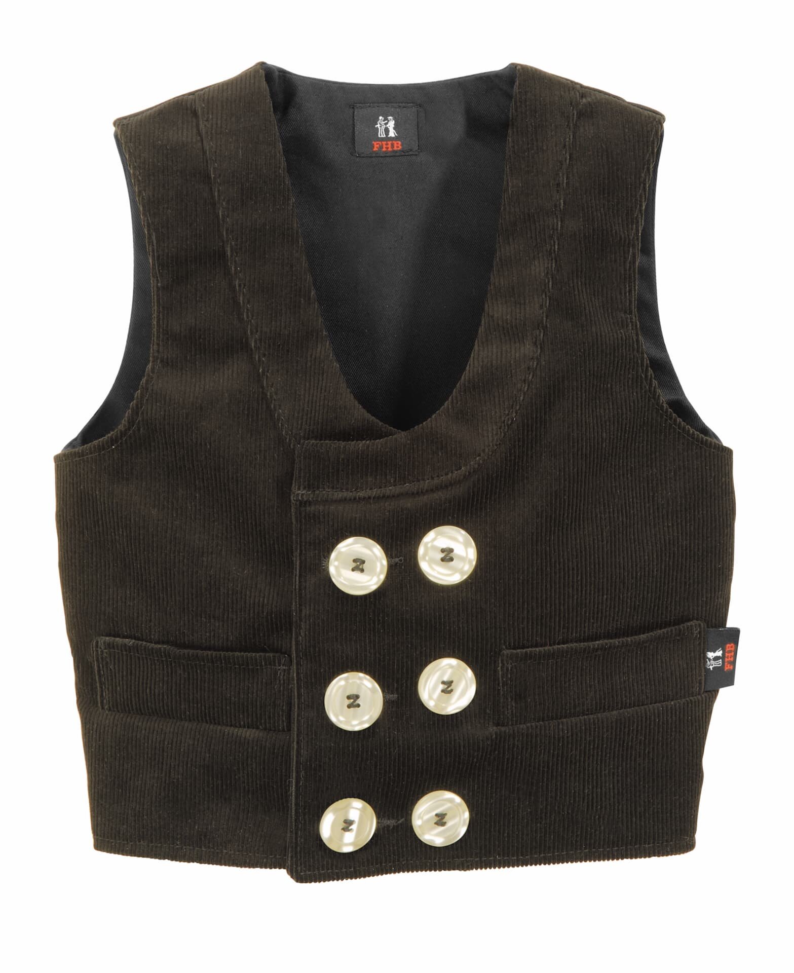 FHB DAVID Kinder-Zunftweste Zwirn-Feincord