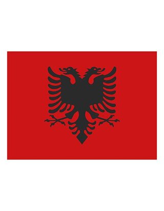 Fahne Albanien