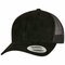FX6606SU Suede Leather Trucker Cap