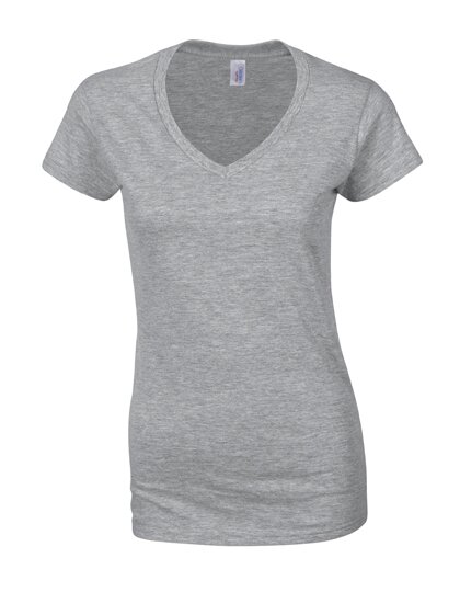 Softstyle® Ladies` V-Neck T-Shirt