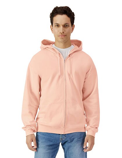 Softstyle® Midweight Fleece Adult Full Zip Hooded Sweatshirt