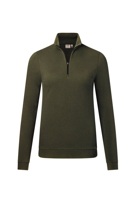 HAKRO Damen Zip-Longsleeve Piqué MIKRALINAR® ECO NO. 335