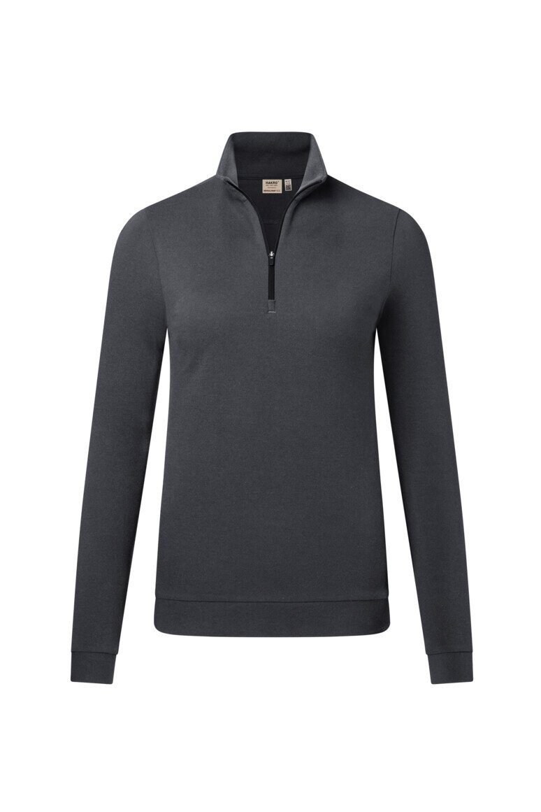 HAKRO Damen Zip-Longsleeve Piqué MIKRALINAR® ECO NO. 335