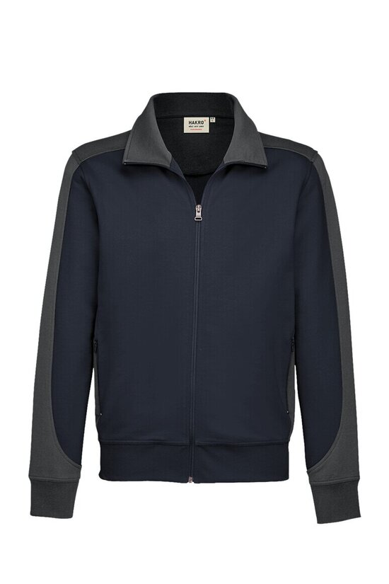 HAKRO Sweatjacke Contrast Mikralinar® NO. 477