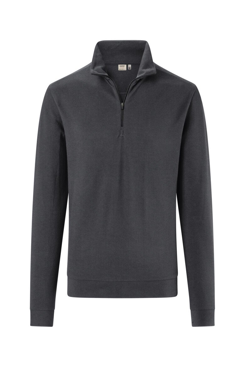 HAKRO Zip-Longsleeve Piqué MIKRALINAR® ECO NO. 535