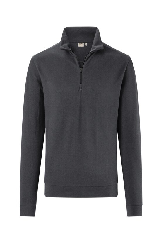 HAKRO Zip-Longsleeve Piqué MIKRALINAR® ECO NO. 535