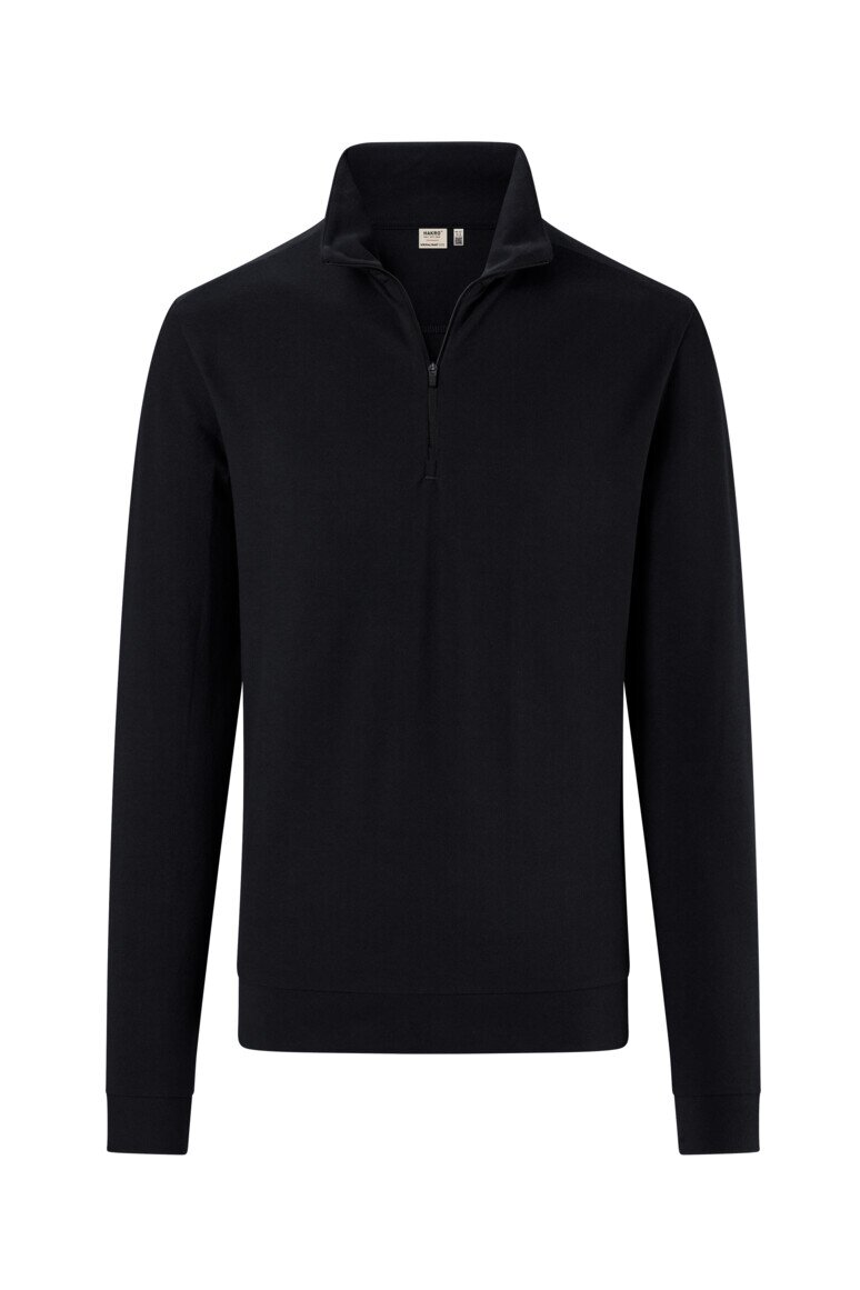 HAKRO Zip-Longsleeve Piqué MIKRALINAR® ECO NO. 535