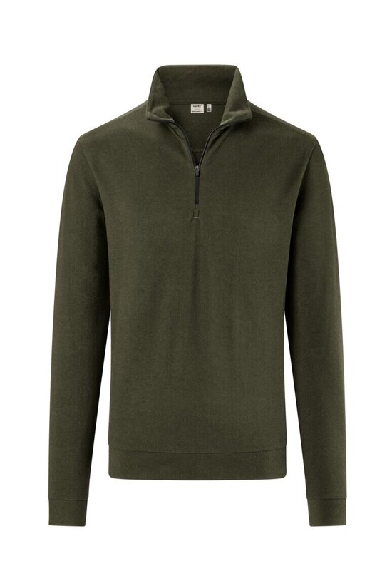 HAKRO Zip-Longsleeve Piqué MIKRALINAR® ECO NO. 535