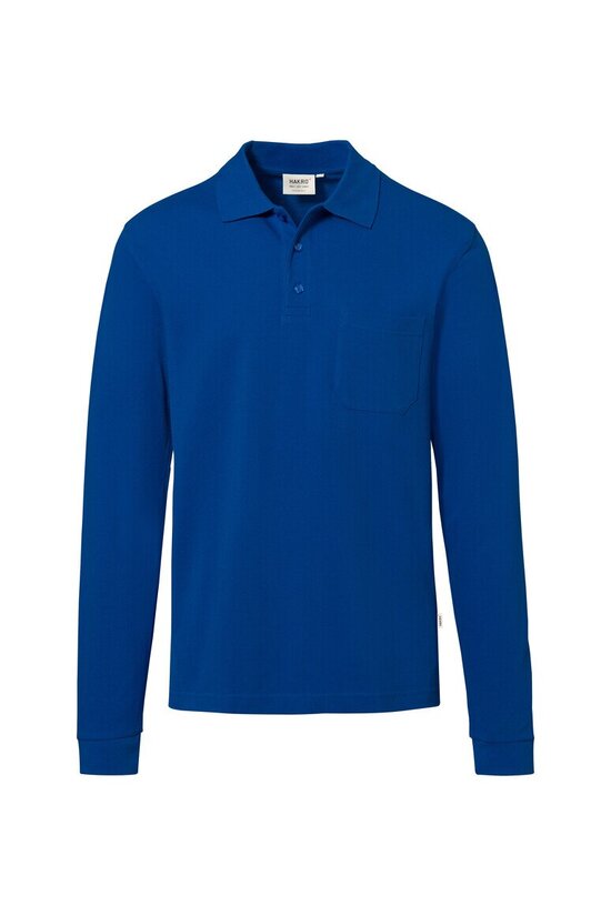 HAKRO Pocket-Longsleeve-Polo MIKRALINAR® ECO NO. 817
