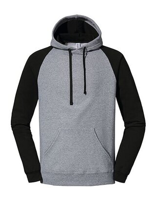 JZ96CR JERZEES Nublend® Colour-Block Raglan Hooded Sweatshirt