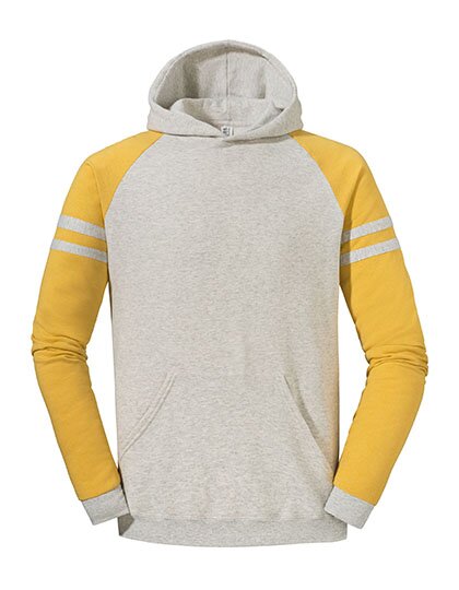 JZ97CR0 JERZEES Nublend® Varsity Colour-Block Hooded Sweatshirt