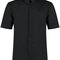 Men`s Tailored Fit Bar Shirt Mandarin Collar Short Sleeve
