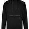 Regular Fit Pique Hoodie with Zipped Pocket