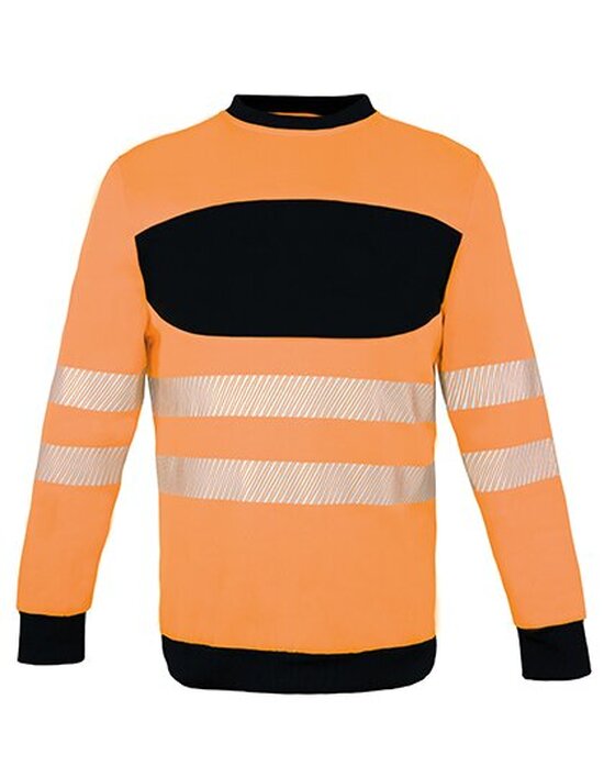 KX1001 EOS Hi-Vis Workwear Sweatshirt With Printing Area