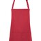 Kurze Latzschürze Basic mit Schnalle und Tasche