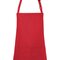 Kurze Latzschürze Basic mit Schnalle und Tasche