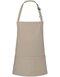 Kurze Latzschürze Basic mit Schnalle und Tasche