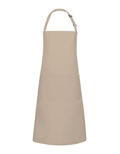 KY133 Karlowsky Übergrößen Latzschürze Basic mit Schnalle und Tasche