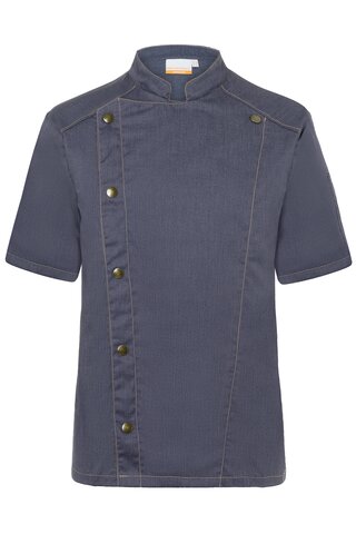 Kurzarm Kochjacke Jeans-Style