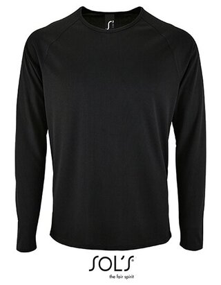 Men`s Long-Sleeve Sports T-Shirt Sporty
