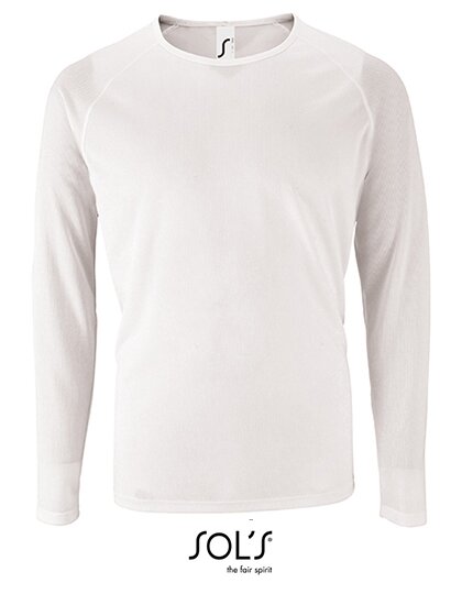 Men`s Long-Sleeve Sports T-Shirt Sporty