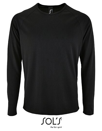 Men`s Long-Sleeve Sports T-Shirt Sporty