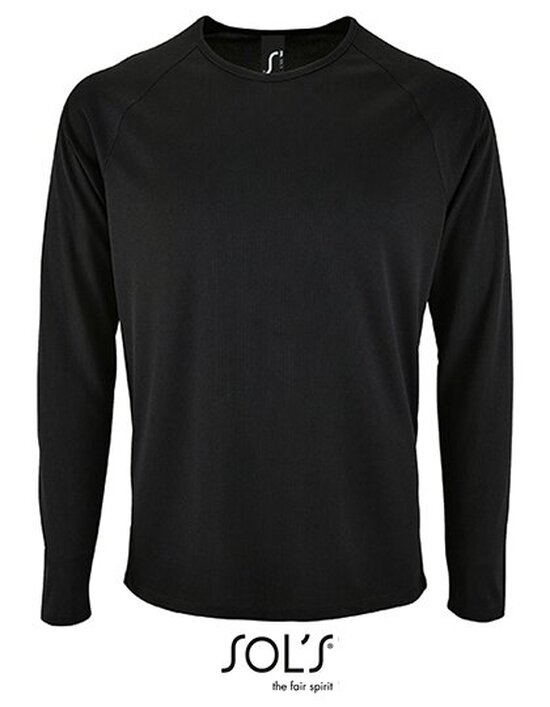 Men`s Long-Sleeve Sports T-Shirt Sporty