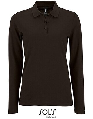 Women`s Long-Sleeve Piqué Polo Shirt Perfect