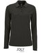 Women`s Long-Sleeve Piqué Polo Shirt Perfect