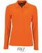 Women`s Long-Sleeve Piqué Polo Shirt Perfect