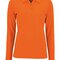 Women`s Long-Sleeve Piqué Polo Shirt Perfect