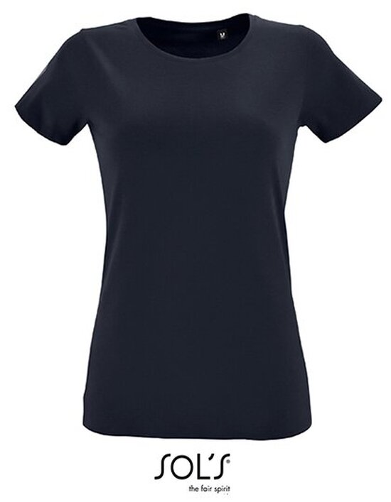 Women`s Round Neck Fitted T-Shirt Regent