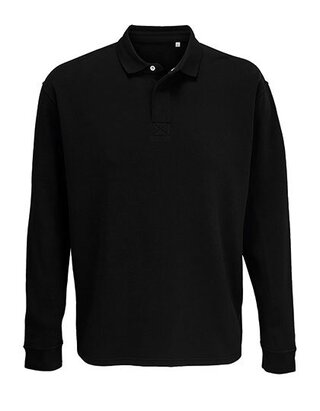 L03990 Unisex Polo Collar Sweatshirt Heritage