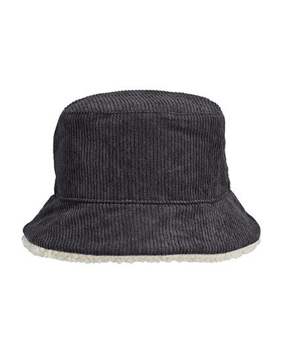 L03998 Reversible Sherpa And Velvet Bucket Hat
