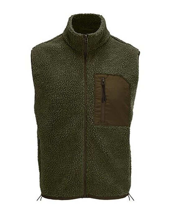 L04041 Unisex Sherpa Bodywarmer Fury