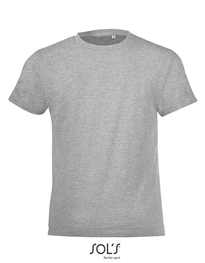 Kids` Round Collar T-Shirt Regent Fit