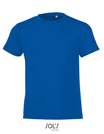 Kids` Round Collar T-Shirt Regent Fit
