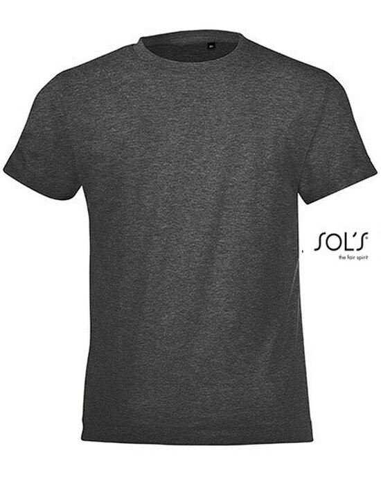 Kids` Round Collar T-Shirt Regent Fit