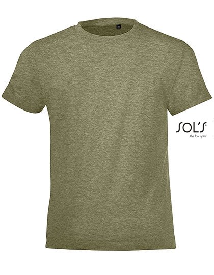 Kids` Round Collar T-Shirt Regent Fit