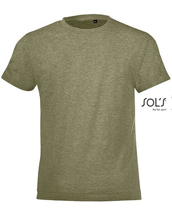 Kids` Round Collar T-Shirt Regent Fit