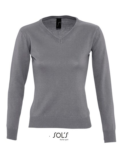 Women`s V Neck Sweater Galaxy