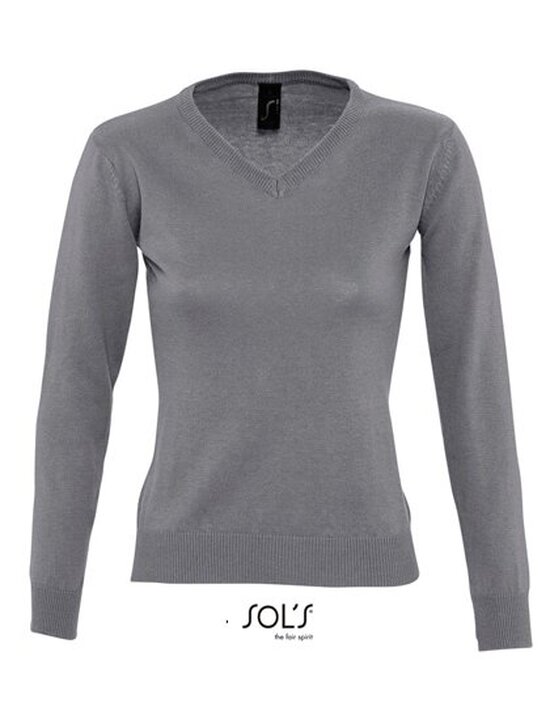 Women`s V Neck Sweater Galaxy