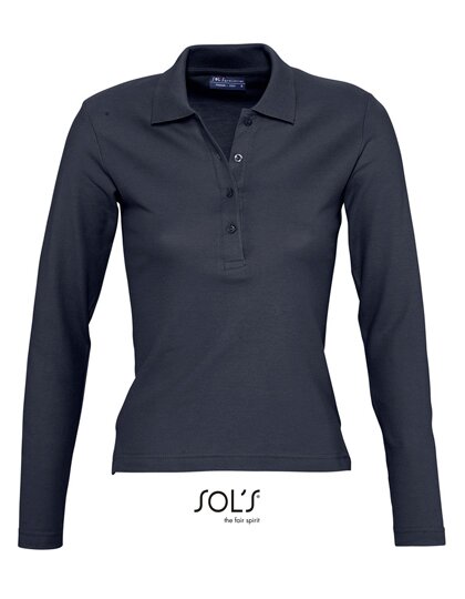 Ladies` Longsleeve Polo Podium